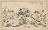 George Cruikshank, Monstrosities of 1825 & 6, etching on paper