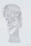 Andrew Verster, Untitled (Head in Profile I)