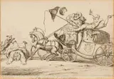 James Gillray, One of the Advantages of a Low Carriage, 1835, etching on paper