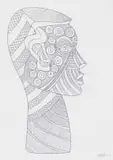 Andrew Verster, Untitled (Head in Profile II)