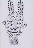 Andrew Verster, Untitled (Patterned Head)