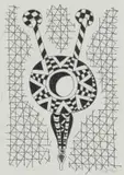 Andrew Verster, Abstract Form, pen on paper