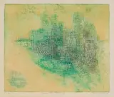 Shōichi Hasegawa, Portes Ouverts sur la Ville (Open Doors to the City), etching on paper