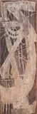 Cecil Skotnes, Abstract, painted, carved and incised wood panel