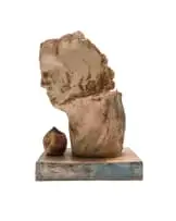 Michael Heyns, M8G#1, 1989, painted ceramic