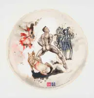 Christiaan Diedericks, Self-Portrait as a Porn Star, 2006, mixed media on paper