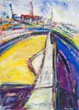 Diana Page, The Road Out, oil on canvas