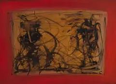 Renee le Roux, Fire Dance, 2006, acrylic on paper