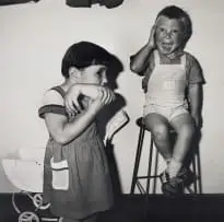 Roger Ballen, Children from Countryside in City Home Central Transvaal, 1987, 1987, silver gelatin archival hand-print on paper