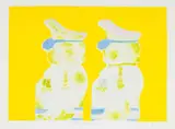 Robert Hodgins, A Duet of Bandmasters II, 2006, monotype on paper