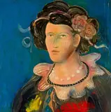 Christo Coetzee, Woman with Pearl Necklace
