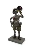 Willie Bester, Toy Soldier, galvanised metal and spray paint
