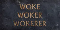 Brett Murray, Woke, 2018, marble and gold leaf