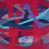 Turiya Magadlela, I'm a Baddy "Seliyana Siya Sina" Rain Dance II, 2025, pigment, graphite powder, liquid acrylic and nylon pantyhose on canvas