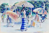 Gerard Sekoto, Market Scene, Senegal