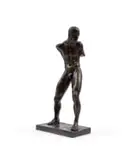 Fanie Eloff, Discus Thrower, 1924, bronze with a brown patina