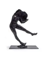 Dylan Lewis, Trans-Figure IV, Maquette (S249), 2006, bronze with a black patina