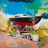 Kate Gottgens, Dead Man's Float, 2017, oil on canvas