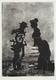 William Kentridge, Studio Portrait, 2003, screenprint on paper