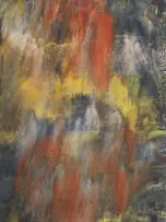 Givan Lötz, Barely Remembering Slowly Forgetting, 2025, encaustic wax on board