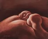 Gabriele Jacobs, Nestle, 2025, oil on board