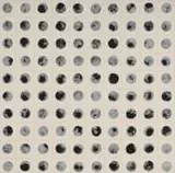 Jonah Sack, 100 Suns, 2024, ink and coloured pencil on calico