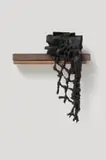 Daniel Tucker, Ossified, 2024, Jelutong wood and brick