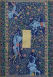 Shakil Solanki, Hold Me, I'm Falling, Illuminated, 2023, hand-coloured silkscreen with rice paper and chine collé on paper