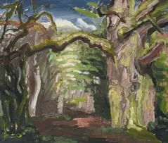 Wendy Vincent, Untitled (Abstract Landscape II), oil on canvas stretched over board