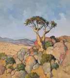Conrad Theys, Rocky Outcrop with Quiver Tree