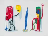 Norman Catherine, Divine Power, 1999, colour screenprint on paper