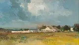 Errol Boyley, Afternoon Sunlight Langkloof, oil on board