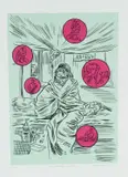 Conrad Botes, The Language of Irony, 2011, colour screenprint on paper