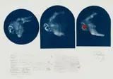 Judith Mason, Beethoven, 1981, colour lithograph and sealing wax on paper