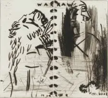Deborah Bell, Mirror Notebook, 2004, drypoint etching on paper