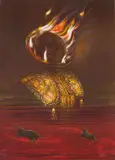 Judith Mason, Goya's Hat, nine colour lithograph on paper