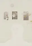 Judith Mason, Book of Life, 1978, photolithograph with gold leaf on paper