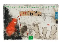 James Coignard, Visage E'tranger (Foreign Face), carborundum and mixed media
