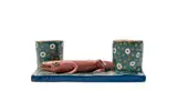 Lizard Candle by Ardmore Ceramic Studio, 2002, painted and glazed ceramic, sold Oct 2025