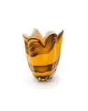 Murano, Cornucopia vase, hand-blown glass