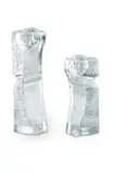 Connect Candlesticks by Kjell Engman - Kosta Boda Glass, hand-blown glass, sold Oct 2025