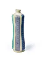 Poole Pottery, Tall vase, hand-painted earthenware