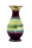 Bay Keramik, Vase with a flared neck, glazed ceramic