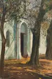 Errol Boyley, Cape Dutch Archway, oil on canvas laid down on board