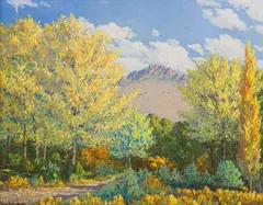 Vera Volschenk, Autumn Kookfontein - Victoria West, 1935, oil on canvas