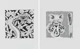 Andrew Verster, Mythological Creatures, two, 2008, pen on paper