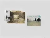 Sitaara Stodel, Outside, 2020, found photographs and gold thread