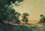 Titta Fasciotti, Landscape with Trees