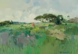 Titta Fasciotti, Landscape with Figures