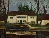 Anton Lamprecht, In Nymphenburger Park, 1935, oil on canvas